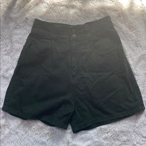 Just U.S.A. Forest green high waisted shorts. Size: 11. Vintage.